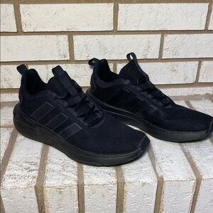 Adidas Black Athletic Sneakers with Streamlined Design
